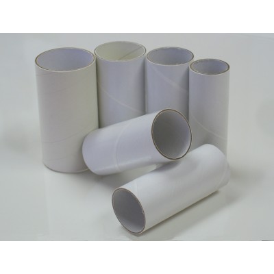 Cardboard and plastic mouthpieces (Spirotube)